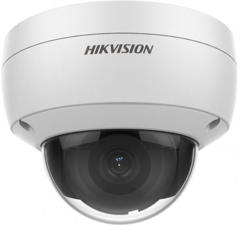 Hikvision AcuSense IP kamera. 2 Mpx-es, kültéri, dome, 2,8 mm fix objektív, valós WDR, VCA, objektumazonosítás, IK10, mi