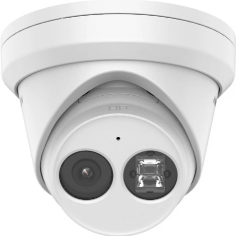 Hikvision AcuSense IP kamera. 2 Mpx-es, kültéri, eyeball, 2,8 mm fix objektív, valós WDR, VCA, beépített mikrofon, micro