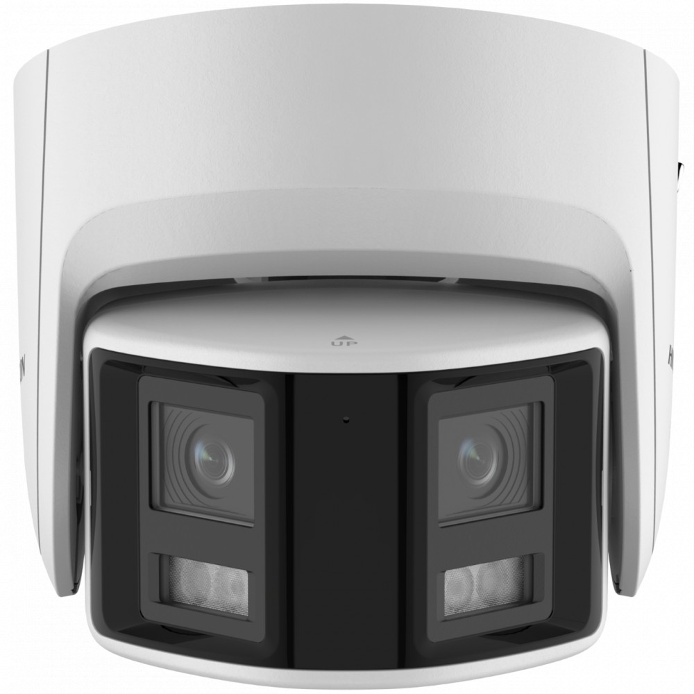 Hikvision AcuSense IP kamera. 4 Mpx-es, kültéri, panoráma, 2,8 mm fix objektív, valós WDR,