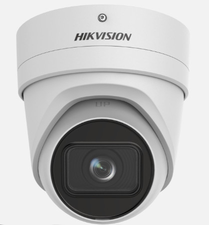 Hikvision AcuSense IP kamera. 6 Mpx-es, kültéri, eyeball, 2,8 - 12 mm varifokális objektív, 4x motoros zoom, valós WDR,