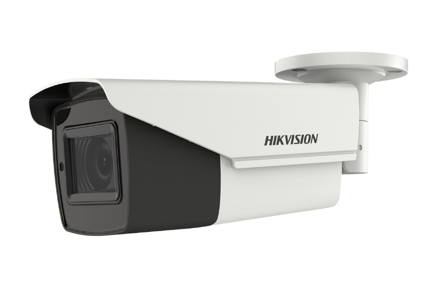 Hikvision Analóg HD kamera. 8 Mpx-es, kültéri, kompakt, 2,7 - 13,5 mm varifokális objektív, 4x motoros zoom