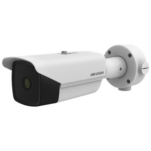 Hikvision IP hőkamera. Kültéri, kompakt, 25 mm hőkamera-objektív, fix normál objektív, VCA, PoE