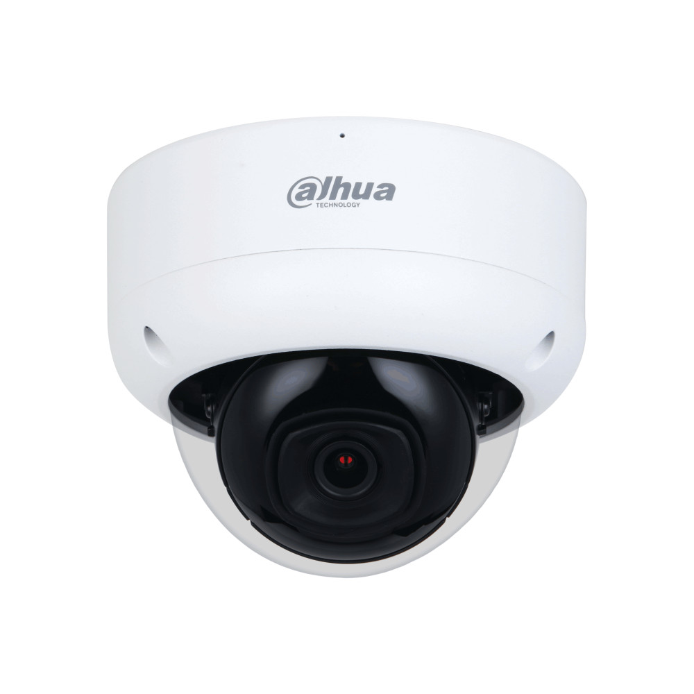 Dahua WizSense IP kamera. 5 Mpx-es, kültéri, dome, 2,8 mm fix objektív, valós WDR, VCA, objektumazonosítás, beépített mi