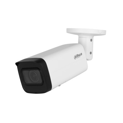 Dahua WizSense IP kamera. 2 Mpx-es, kültéri, kompakt, 2,7 - 13,5 mm varifokális objektív, 5x motoros zoom, valós WDR, VC