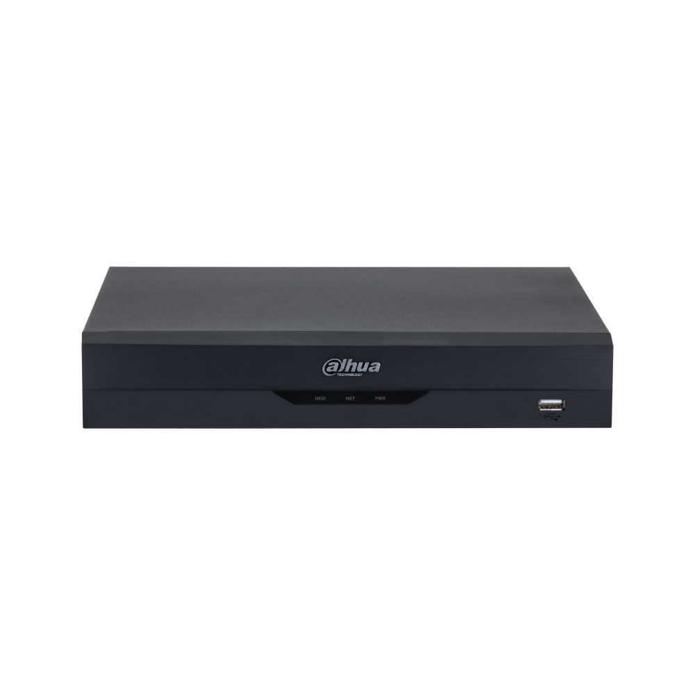 Dahua WizSense 4 csatornás IP NVR, 16 Mpx, H.265, 4 PoE, Arcfelismerés, 1 HDD, 4K monitorkimenet