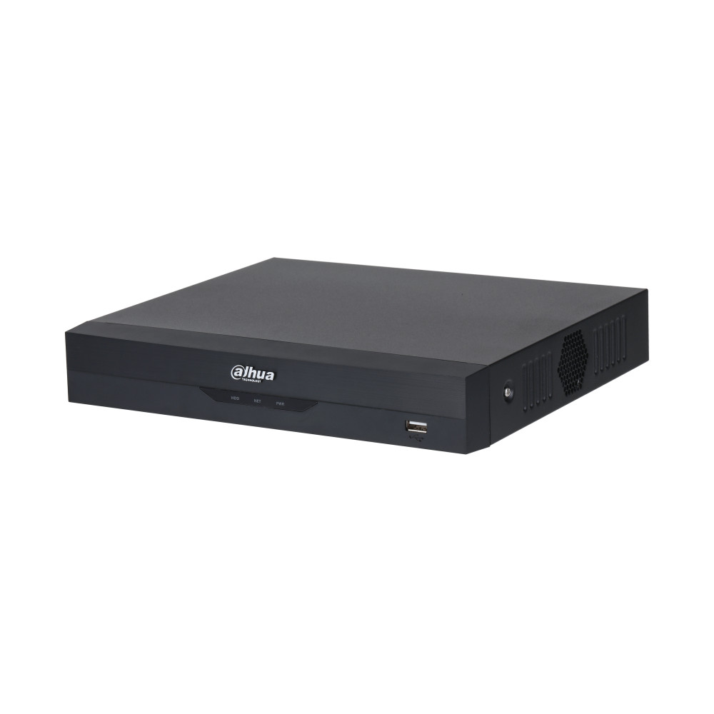 Dahua WizSense 8 csatornás IP NVR, 16 Mpx, H.265, Arcfelismerés, 1 HDD, 4K monitorkimenet