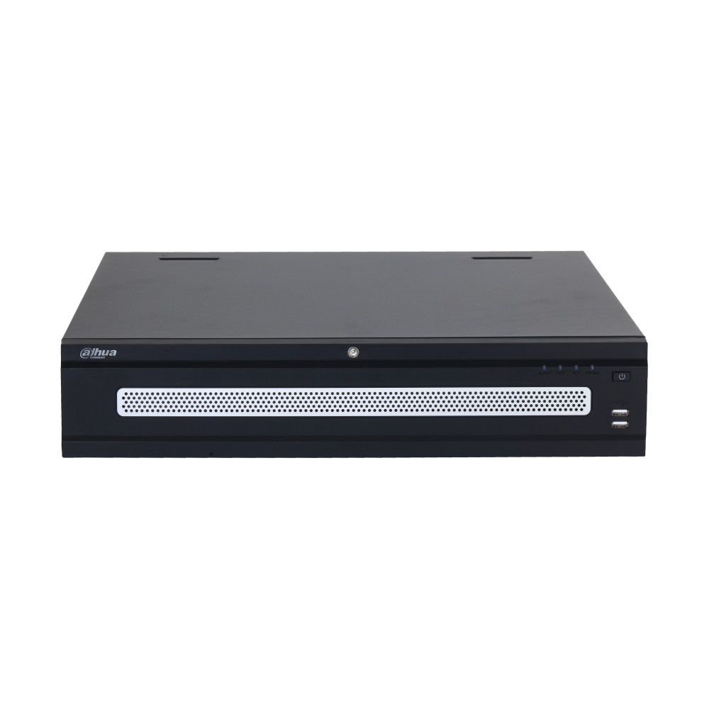 Dahua WizMind 64 csatornás IP NVR, 32 Mpx, H.265, Arcfelismerés, 8 HDD, RAID, Multi-HDMI, 4K monitorkimenet