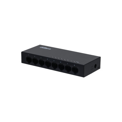 Dahua PFS3008-8GT-V2 switch, beltéri, asztali, nem menedzselhető, Gigabit LAN port 8