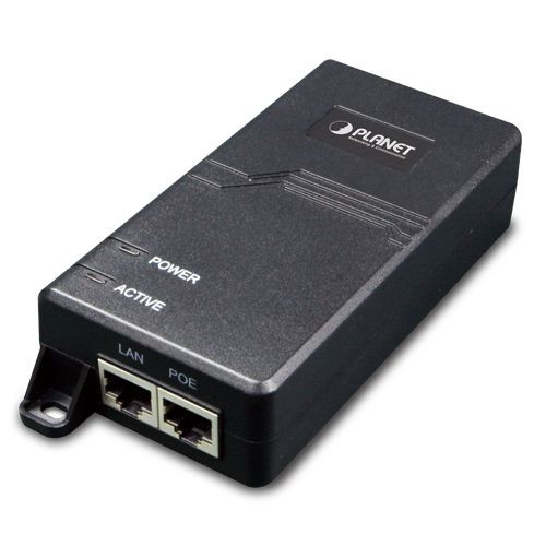 Planet POE-163 gigabit PoE injector, beltéri, 802.3at, RJ 45, Gigabit LAN port 2 db