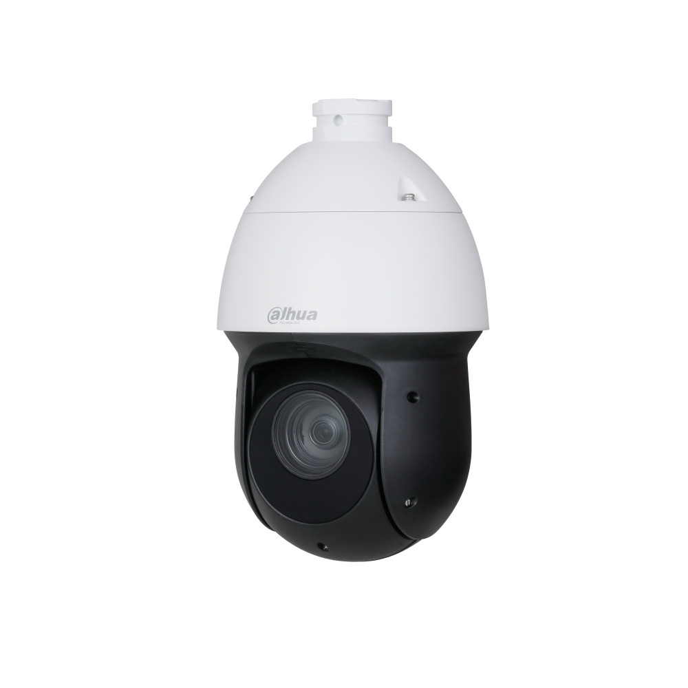 Dahua WizSense IP kamera. 4 Mpx-es, kültéri, ptz dome, 5 - 125 mm varifokális objektív, 25x motoros zoom, valós WDR, VCA