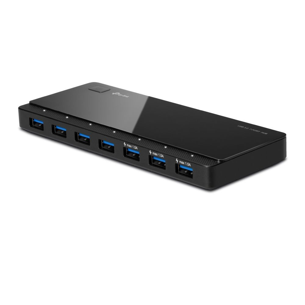 TP-Link USB 3.0 HUB 7 Portos UH700, beltéri
