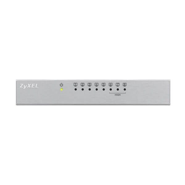 Zyxel ES-108AV3 Switch, beltéri, asztali, Nem menedzselhető, 10/100 LAN port 8