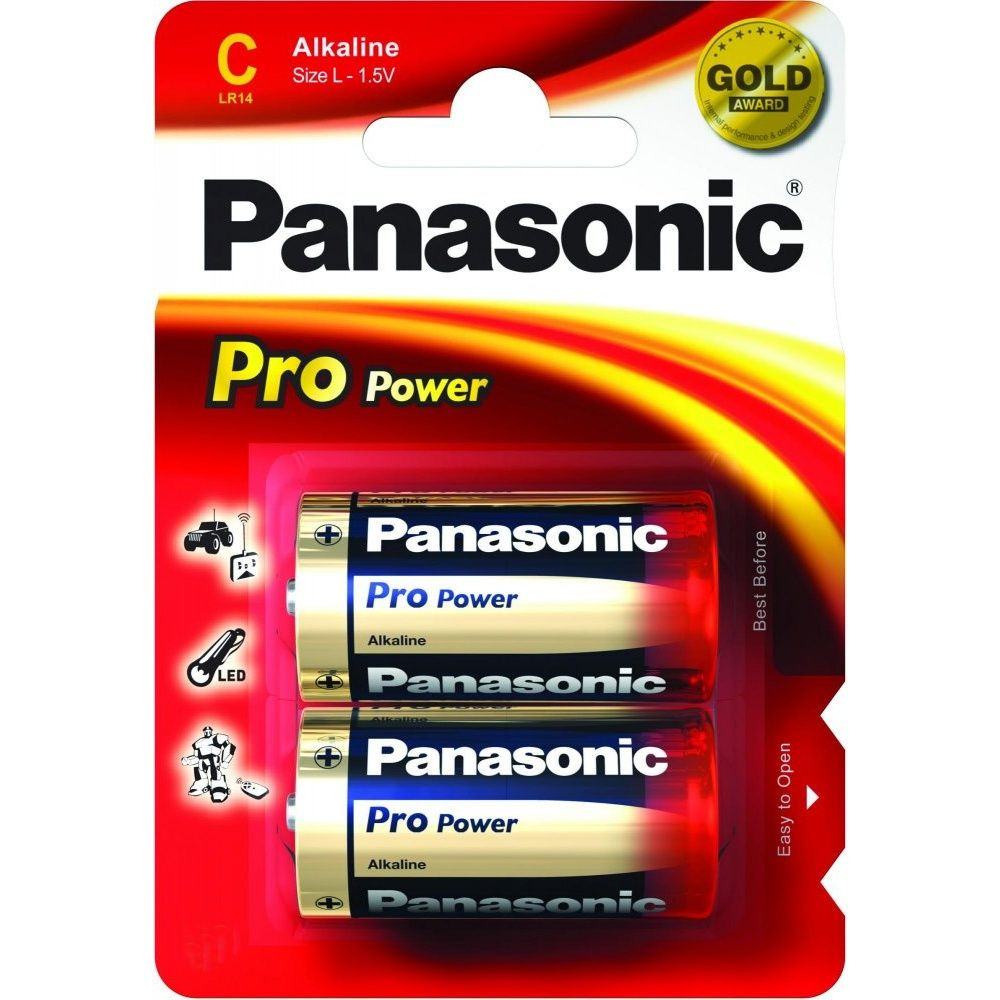 Panasonic 1,5 V LR14 PRO POWER alkáli elem 2 db