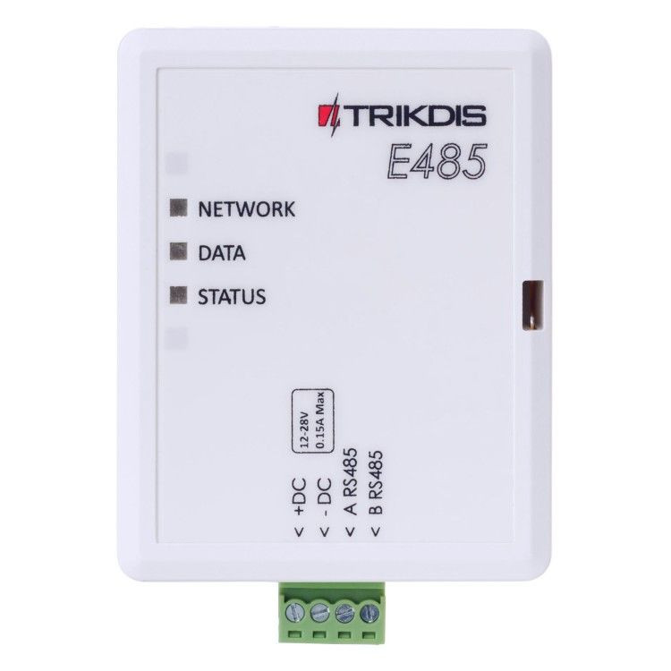 Trikdis E485 Kommunikátor kiegészítő - Redundáns RS485 modul - Ethernet kommunikációs modul, G16, G16T modulokhoz