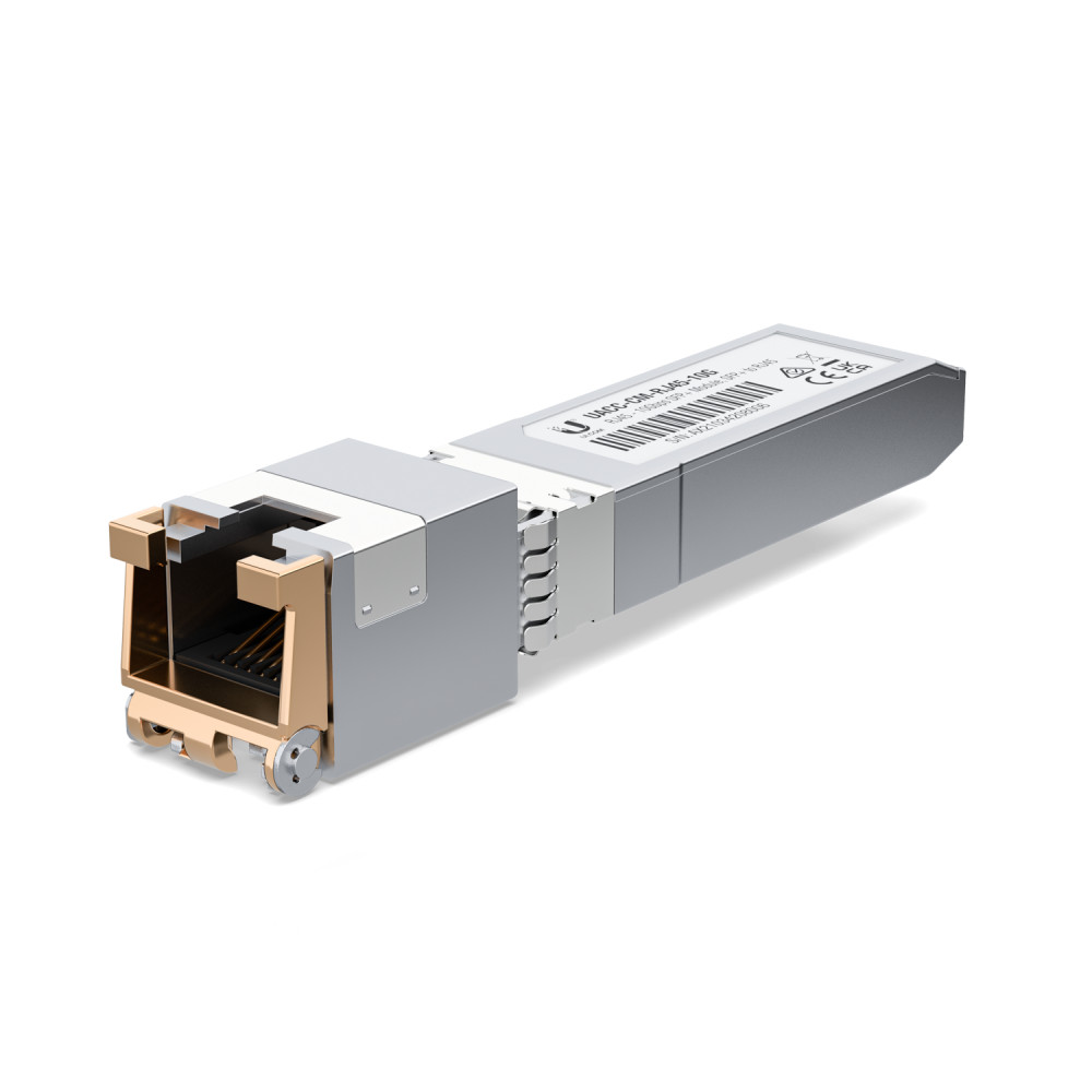 Ubiquiti UACC-CM-RJ45-10G, 10G SFP+ - 10G RJ-45 átalakító modul (1G/10G), beltéri