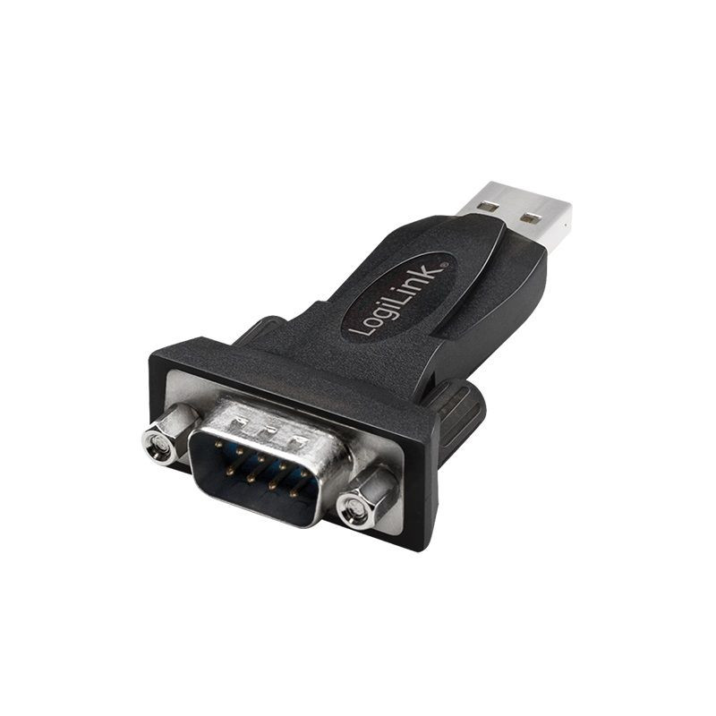 USB RS232, átalakító, fekete