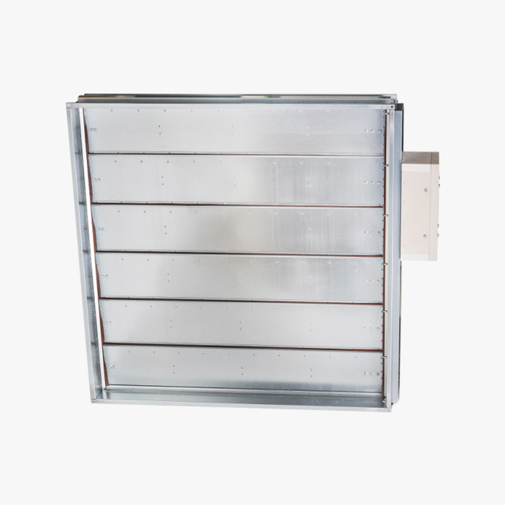 AIRVENT SEDS-L-450x1200.54 egyszakaszos, többlamellás füstgázvezérlő zsalu BELIMO BEE 24 ST mozgató motorral