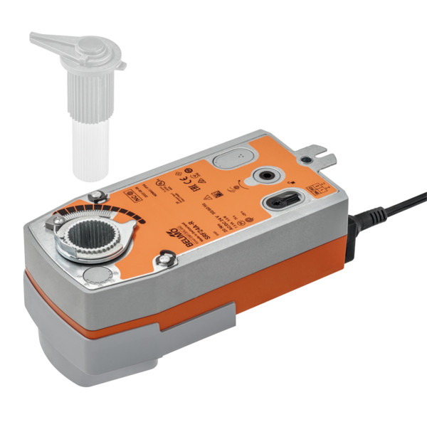 Belimo SRF24A-R Forgó hajtómű vészállás funkcióval (RetroFIT) NC, 20 Nm, AC/DC 24 V, nyit/zár, 75 s, IP54, F03/F04/F05