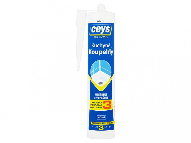 Ceys szaniter szilikon 280 ml, fehér