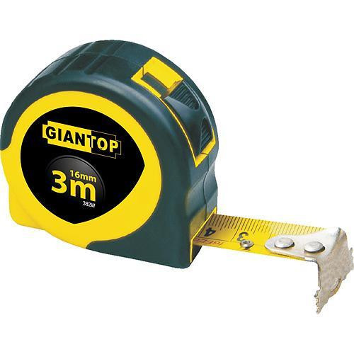 GIANTOP mérőszalag 3 m / 16 mm, 12db-os, kináló dobozban