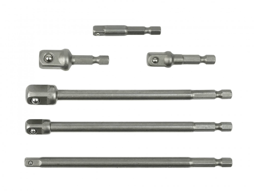 GEKO adapter készlet 1/4"-3/8"-1/2", 6 db-os