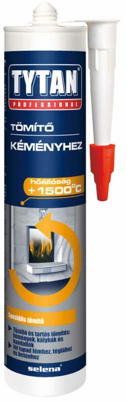 Kéménytömítő 1500 celsius fekete 280 ml TYTAN