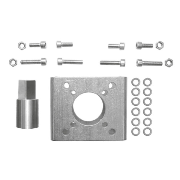 Belimo ZSY-013 Beszerelő-/adapterkészlet SY4/5/6-hoz, négyszögletes 22x22 mm négyzetes 17x17 mm-hez